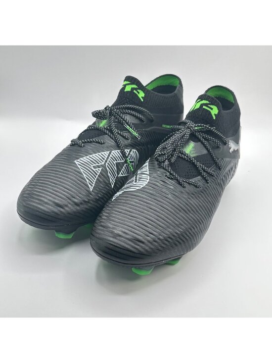 Men\'s Puma Future 8 Ultimate FG Soccer Cleats Sz 11.5 Black Green 108138-02 NEW main image 8